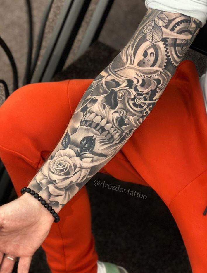 Realism Color Full Sleeve Tattoo | Jerry Magni - TrueArtists
