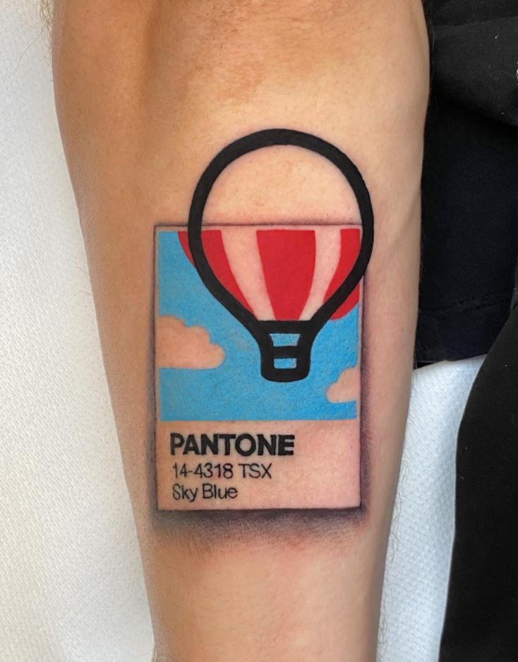 Awesome Balloon Tattoo